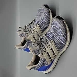 adidas Blue and Gray Athletic Shoes